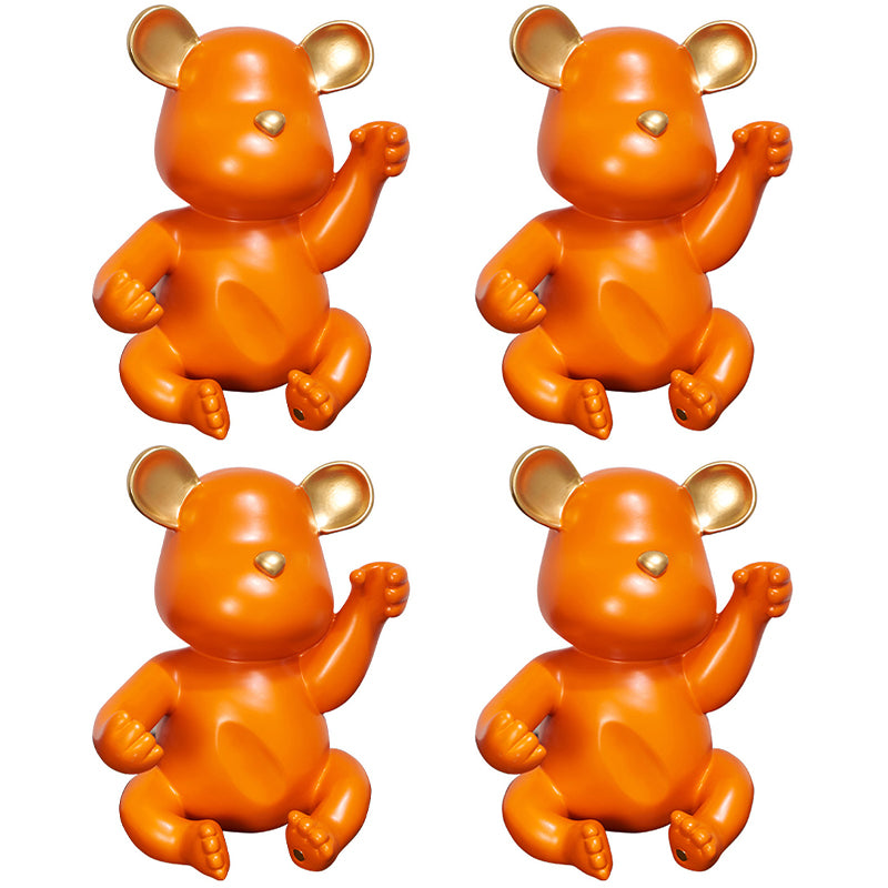 Modern Wine Bottle Rack Tabletop Resin Bottle Holder for Parlor