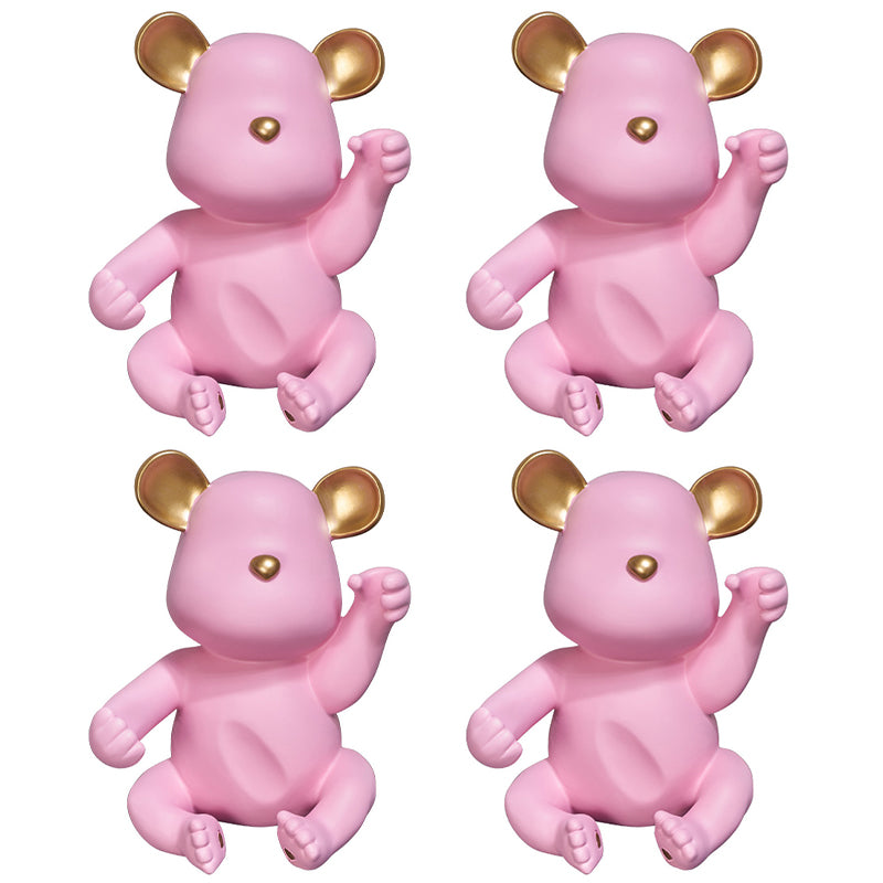 Modern Wine Bottle Rack Tabletop Resin Bottle Holder for Parlor