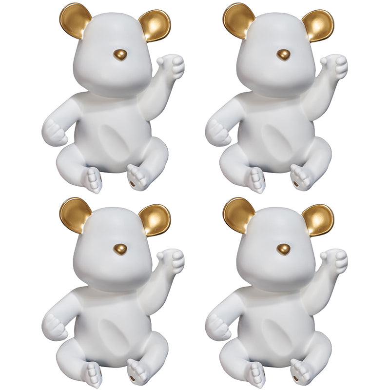 Modern Wine Bottle Rack Tabletop Resin Bottle Holder for Parlor