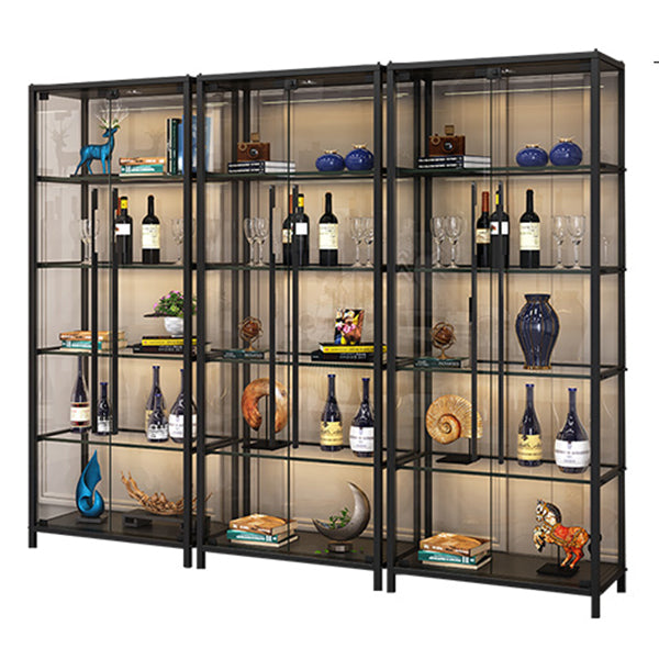 Luxury Floor Wine Bottle Rack Metal Bottle Holder for Living Room