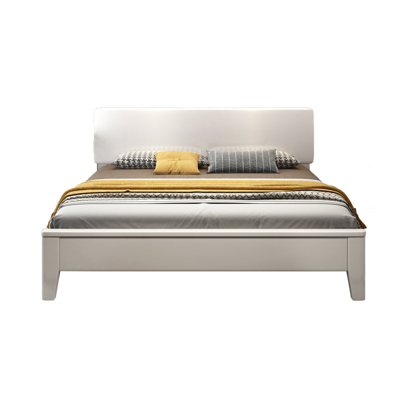 Scandinavian Wood Bed Frame Custom Gold Legs Standard Bed for Bedroom