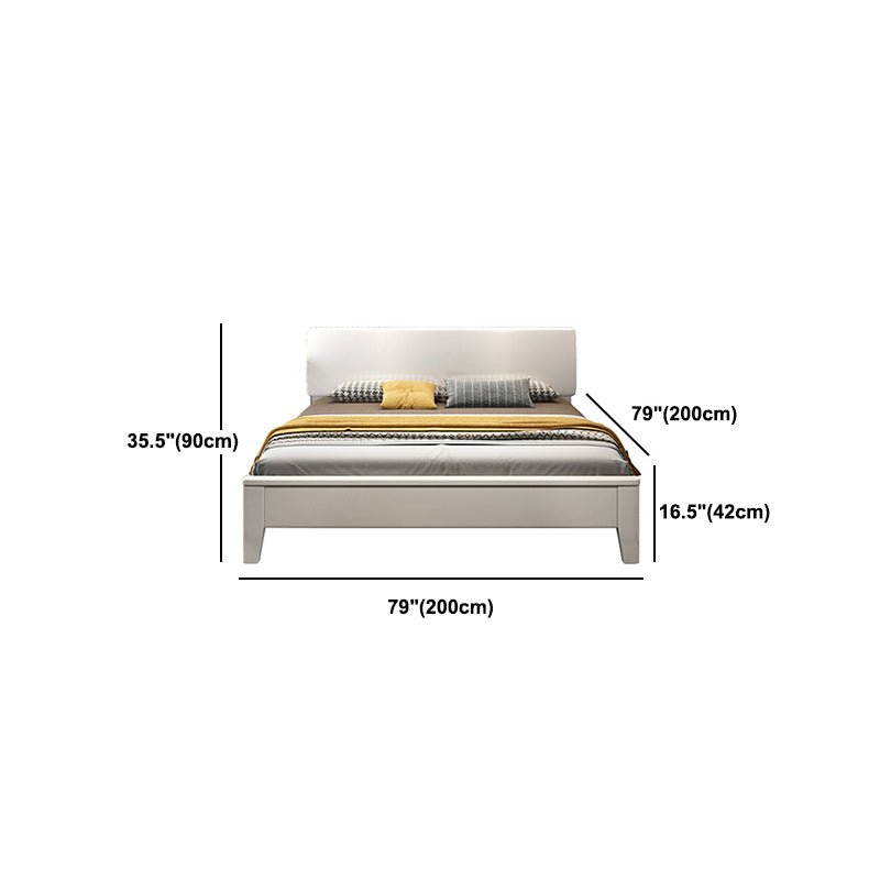 Scandinavian Wood Bed Frame Custom Gold Legs Standard Bed for Bedroom