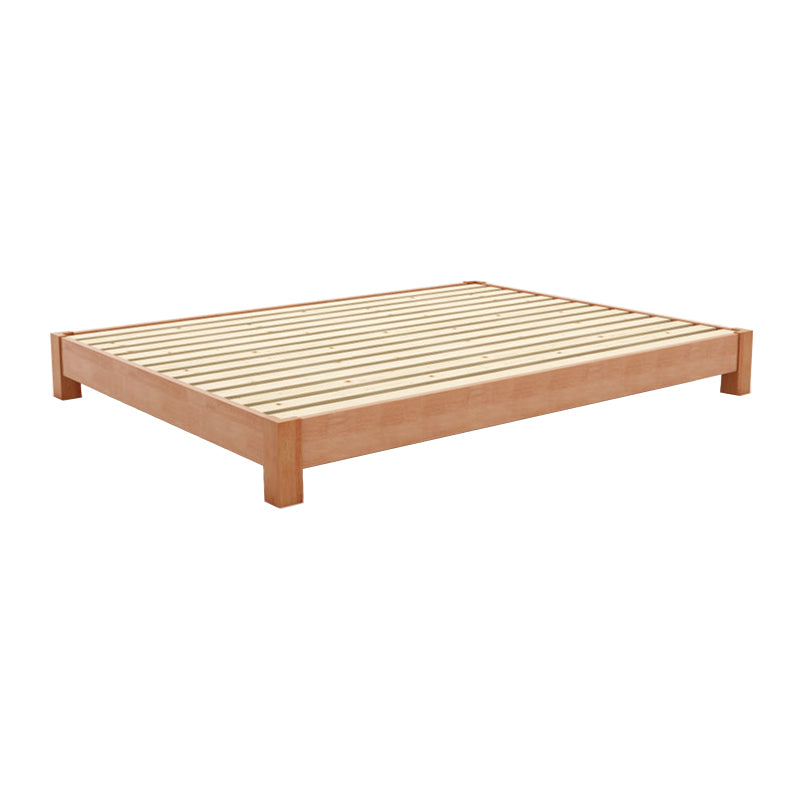 Solid Color Scandinavian Slat Bed Arched Bed With Custom Wood Legs