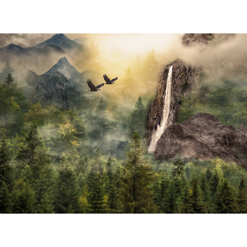 Illustration Decorative Wallpaper Classic Stain Resistant Art Wall Mural