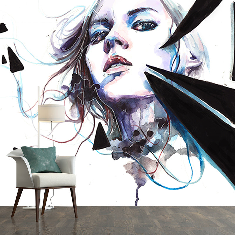 Illustration Wall Mural Art Paint Resistant Classic Wall Murals for Home