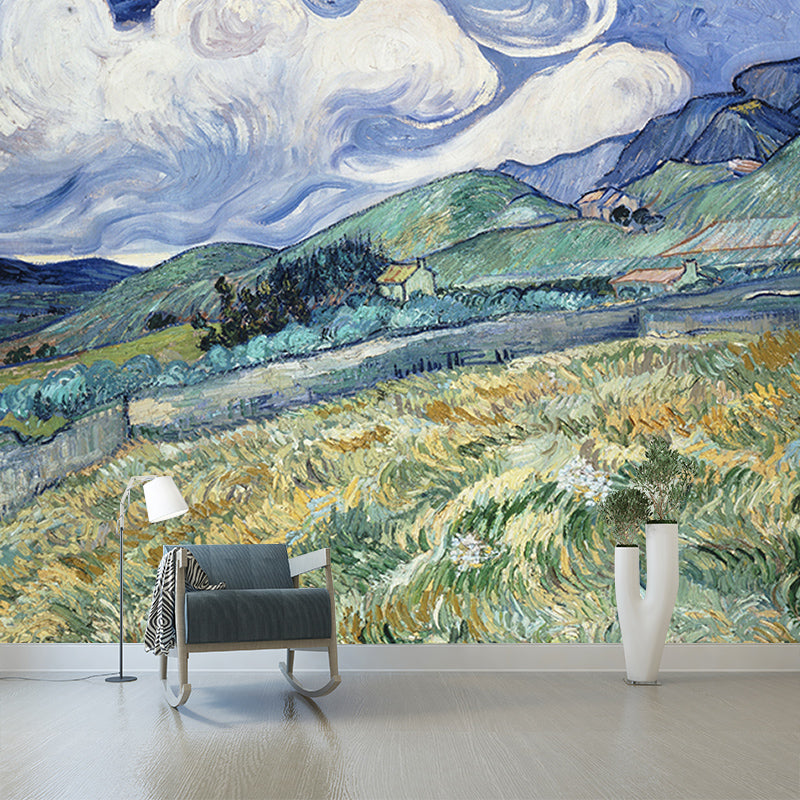 Stain Resistant Illustration Mural Classic Art Pattern Indoor Wall Mural