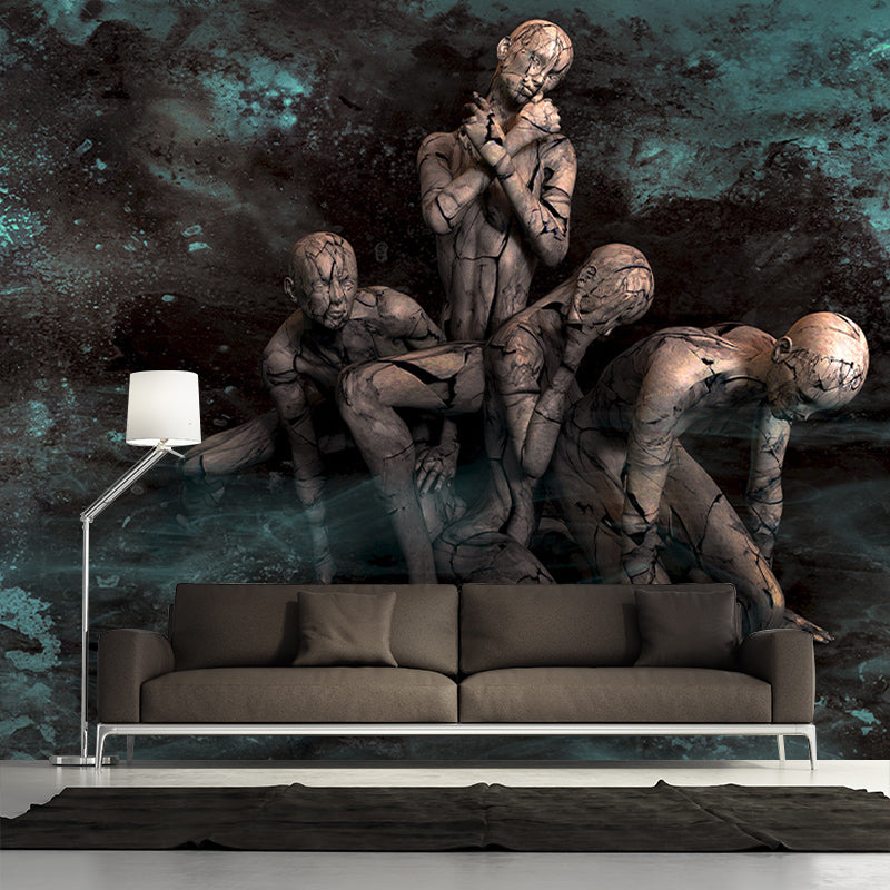 Decorative Oil Painting Wall Mural Stain Resistant Classic Illustration Art Wall Mural