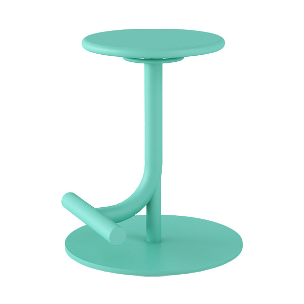 Backless Adjustable Height Counter Stool Modern Round Seat Bar Stool
