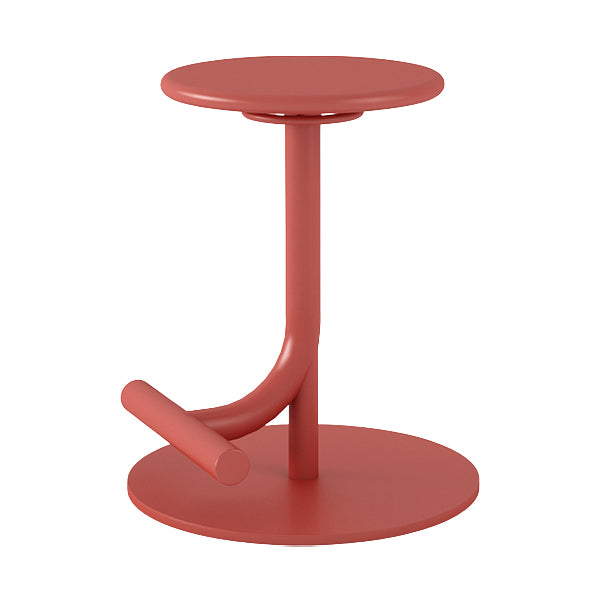 Backless Adjustable Height Counter Stool Modern Round Seat Bar Stool