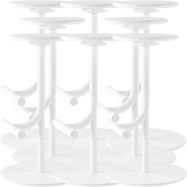 Backless Adjustable Height Counter Stool Modern Round Seat Bar Stool