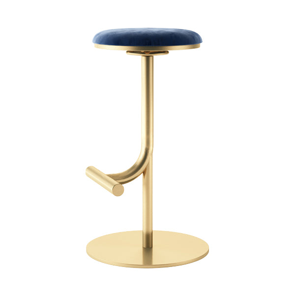 Backless Adjustable Height Counter Stool Modern Round Seat Bar Stool