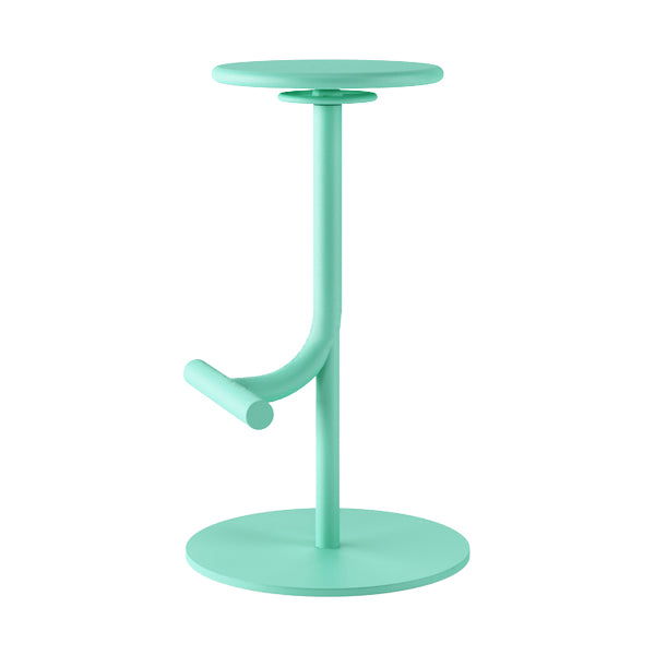 Backless Adjustable Height Counter Stool Modern Round Seat Bar Stool