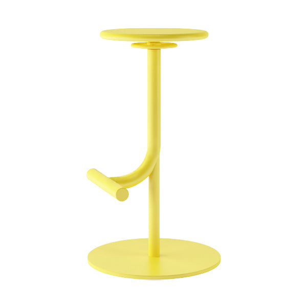 Backless Adjustable Height Counter Stool Modern Round Seat Bar Stool