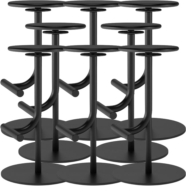 Backless Adjustable Height Counter Stool Modern Round Seat Bar Stool