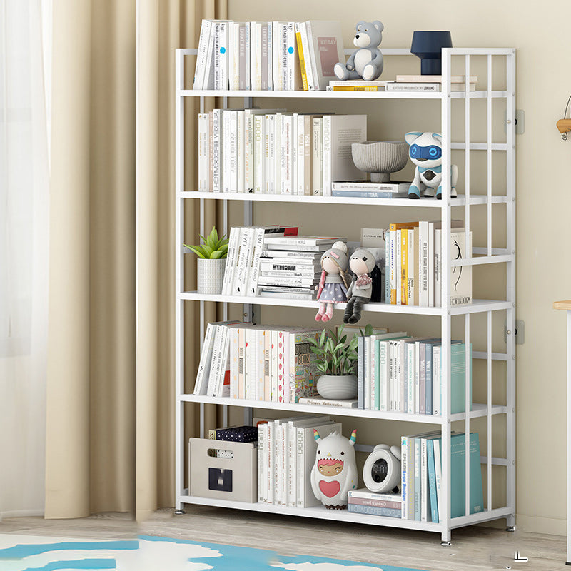 Vertical Rectangular Bookcase Metal 9.8" Wide Open Bookcase Book Shelf Contemporary