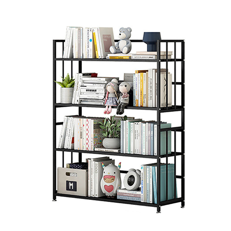 Vertical Rectangular Bookcase Metal 9.8" Wide Open Bookcase Book Shelf Contemporary