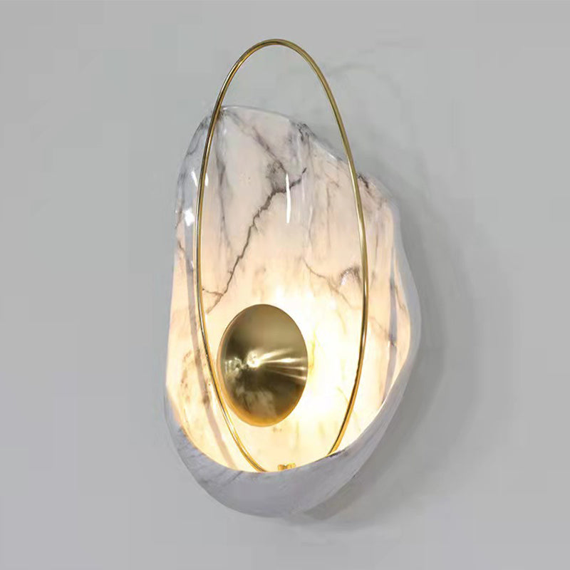 16" High Nordic Metal Wall Light Geometric LED Wall Sconce for Living Room