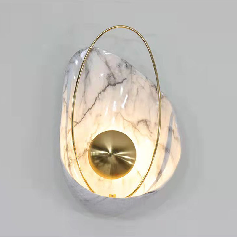 16" High Nordic Metal Wall Light Geometric LED Wall Sconce for Living Room