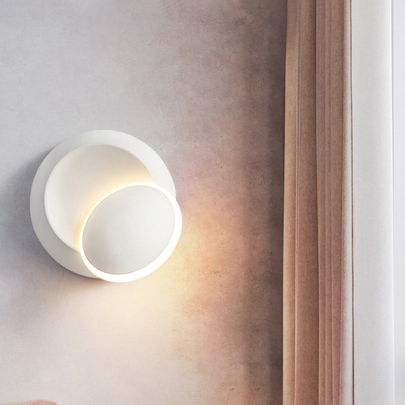 LED Sconce Light Fixture Rotatable Simplicity Flush Mount Wall Sconce for Bedroom