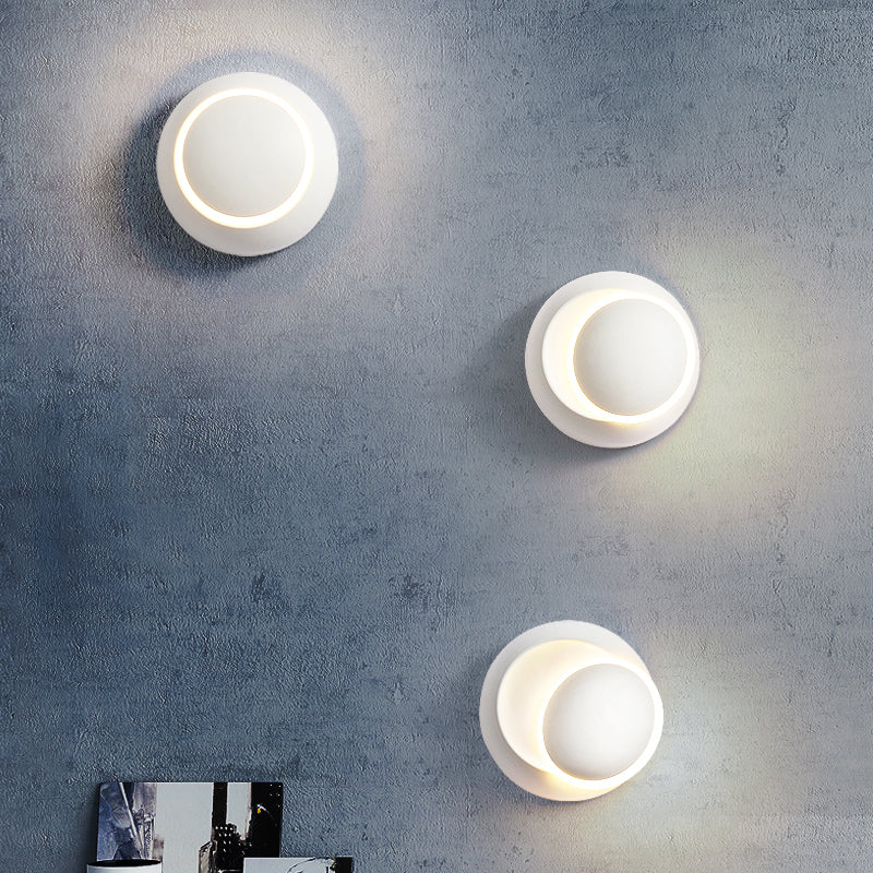 LED Sconce Light Fixture Rotatable Simplicity Flush Mount Wall Sconce for Bedroom