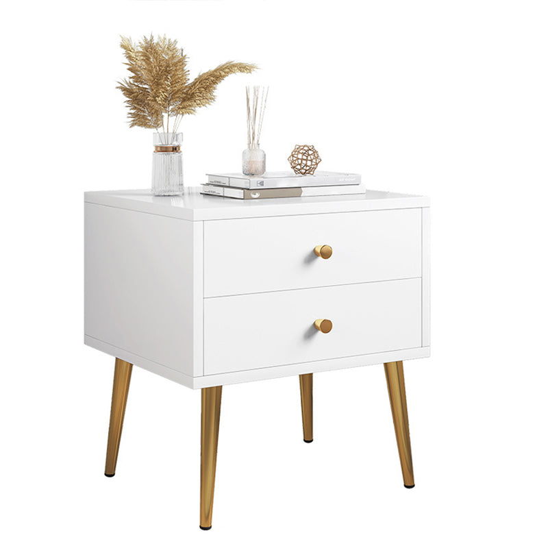 20" Tall Wood Bedside Cabinet Legs Included Night Table with Drawer