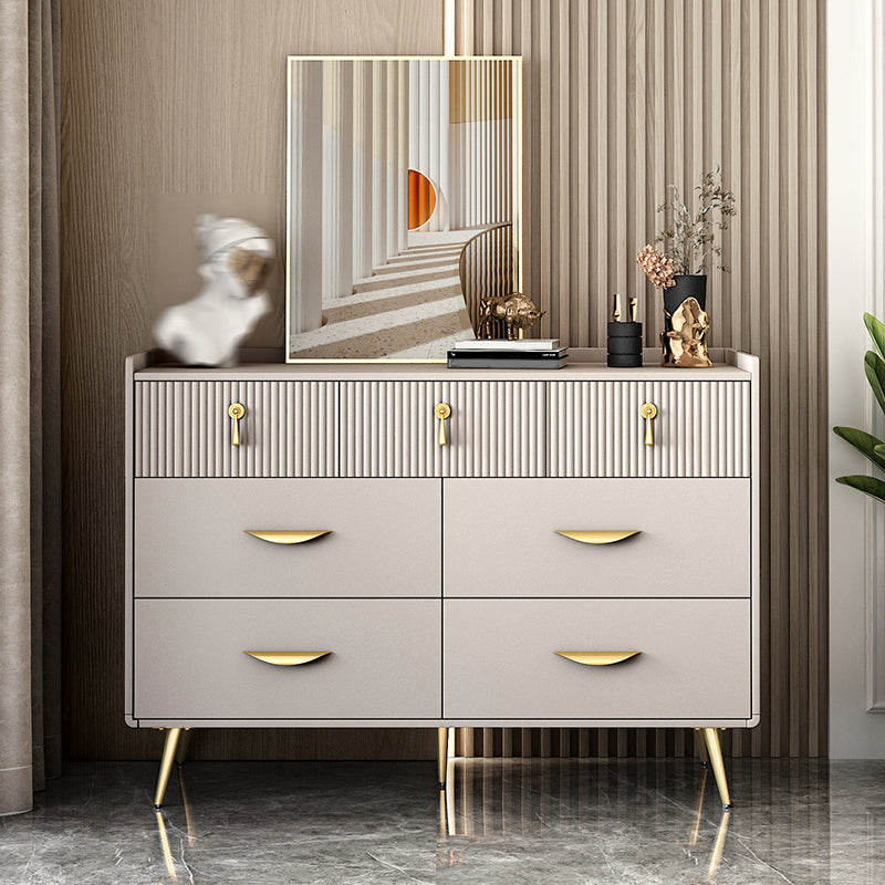 Glam Chest Bedroom Engineered Wood Storage Chest with Drawers