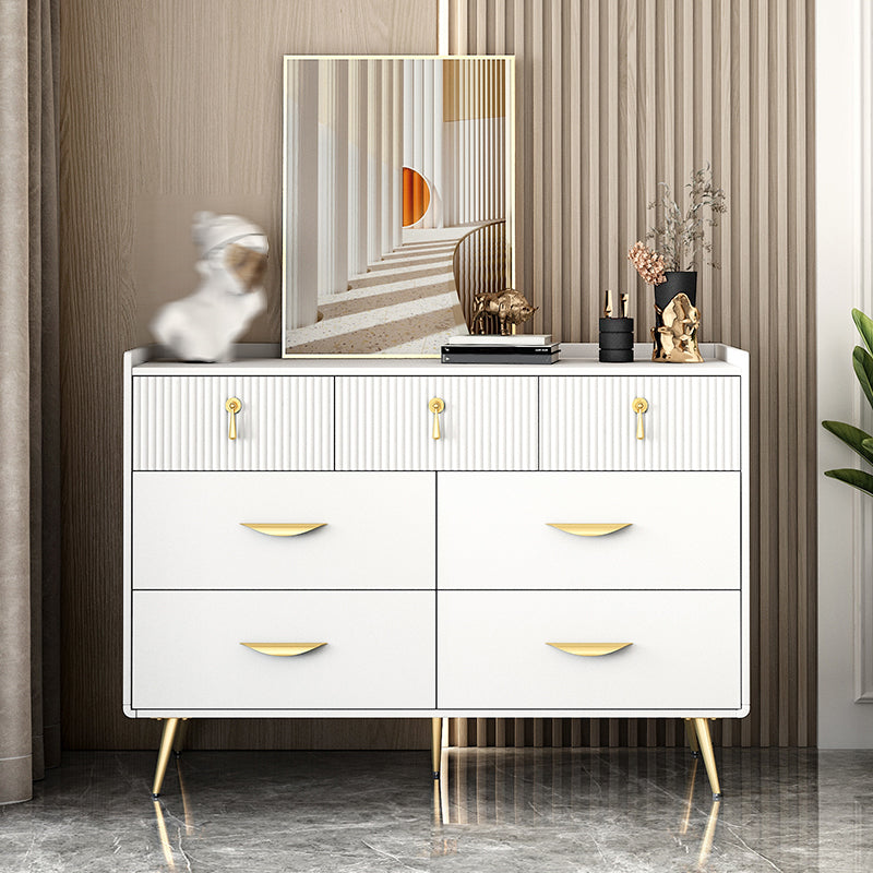Glam Chest Bedroom Engineered Wood Storage Chest with Drawers