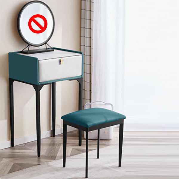 Pine Bedroom Contemporary Storage Box 1 Drawers Wood Vanity Table