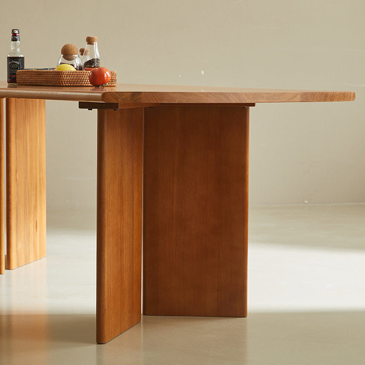 Rectangle Dining Table Solid Wood Dining Table for Dining Room