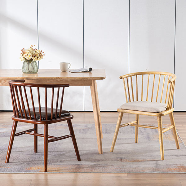 Windsor Back Chair Scandinavian Wood Kitchen Dining Room Side Chair
