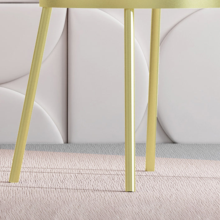 Fabric Dining Side Chair Nordic Design Armless Open Back Dining Chairs