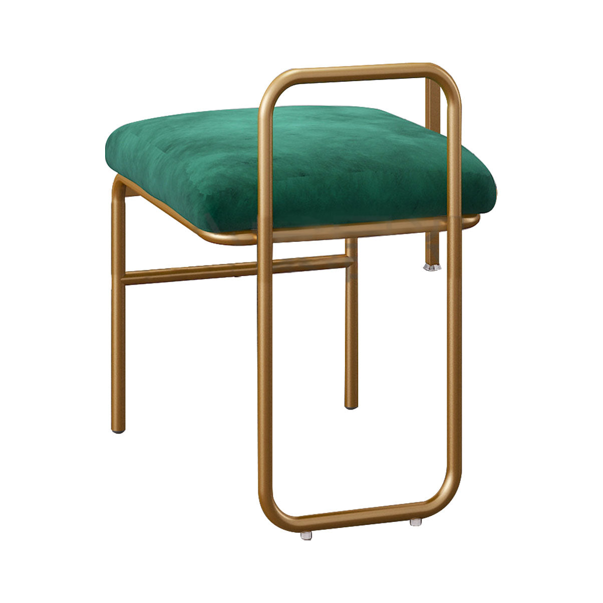 Glam Velvet Armless Dining Chairs Metal Dining Chairs for Home Use