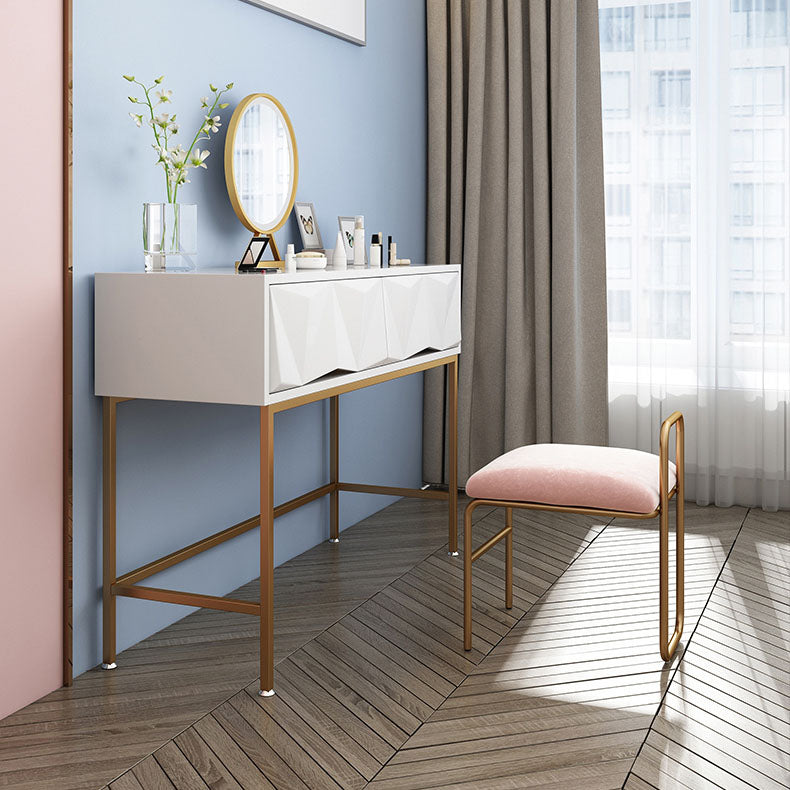 Glam Velvet Armless Dining Chairs Metal Dining Chairs for Home Use