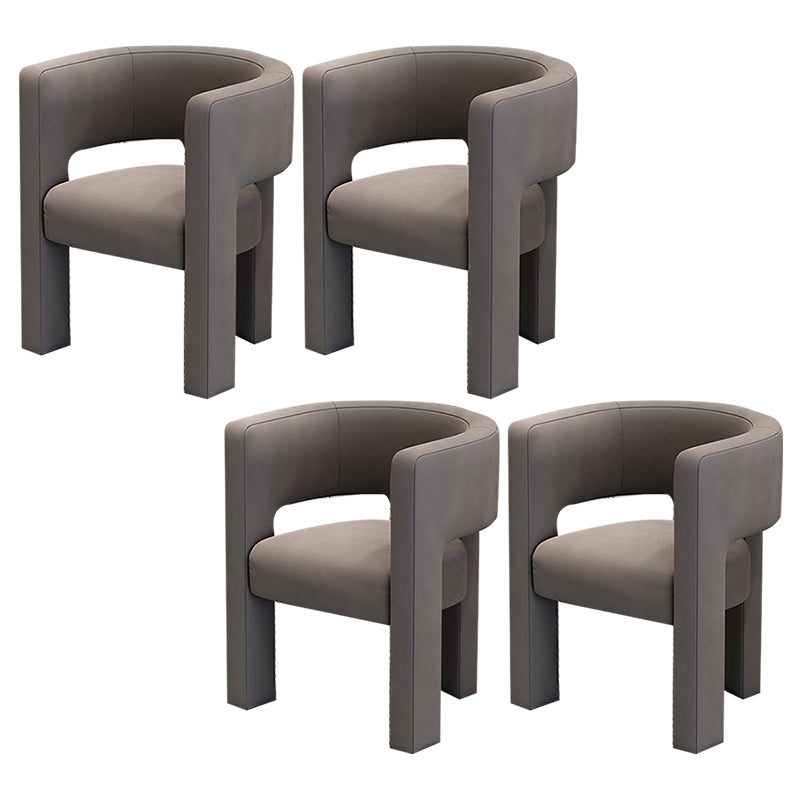 Contemporary Style Chair Dining Chair Open Back Arm Chair for Indoor