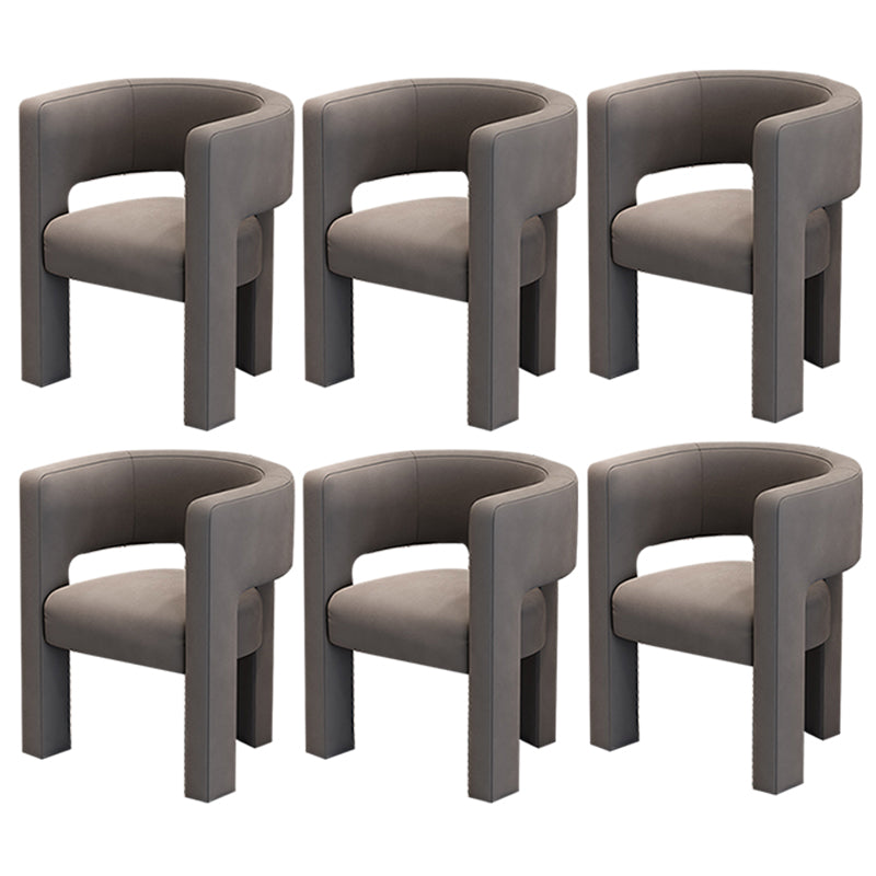 Contemporary Style Chair Dining Chair Open Back Arm Chair for Indoor