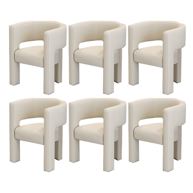 Contemporary Style Chair Dining Chair Open Back Arm Chair for Indoor