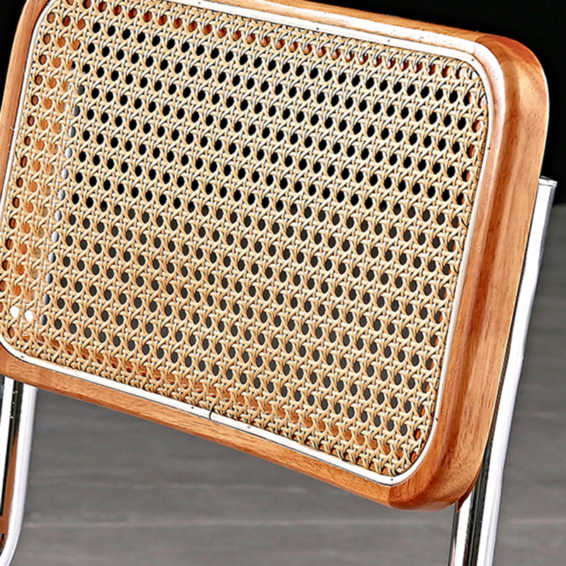 Industrial Upholstered Dining Side Chair Open Back Side Dining Chairs