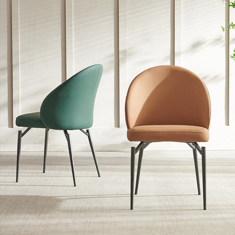 Modern Dining Accent Chair Upholstered Armless Dining Chairs