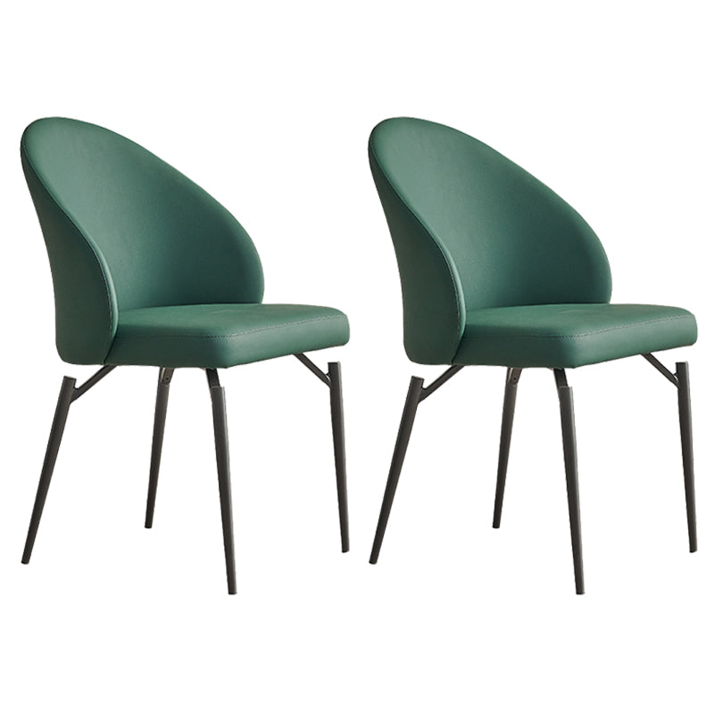 Modern Dining Accent Chair Upholstered Armless Dining Chairs