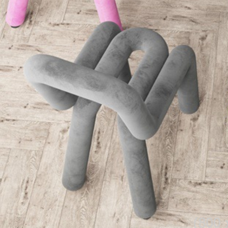 Contemporary Dining Chair Velvet Open Back Side Chair for Home