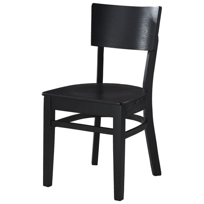 Industrial Style Dining Chair Solid Wood Open Back Armless chair