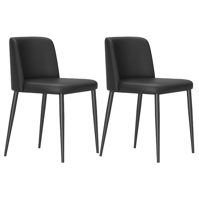 Contemporary Home Dining Chairs Armless Low Back Dining Side Chair