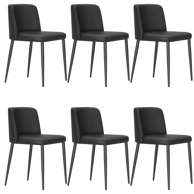 Contemporary Home Dining Chairs Armless Low Back Dining Side Chair