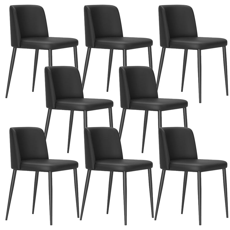 Contemporary Home Dining Chairs Armless Low Back Dining Side Chair