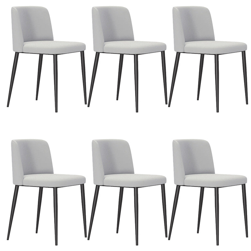 Contemporary Home Dining Chairs Armless Low Back Dining Side Chair