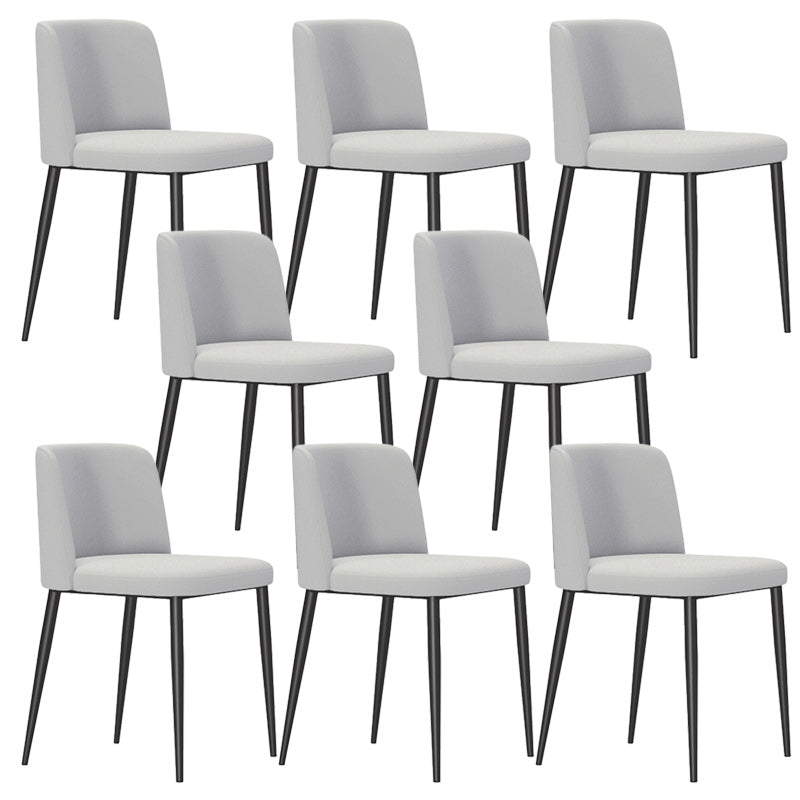 Contemporary Home Dining Chairs Armless Low Back Dining Side Chair