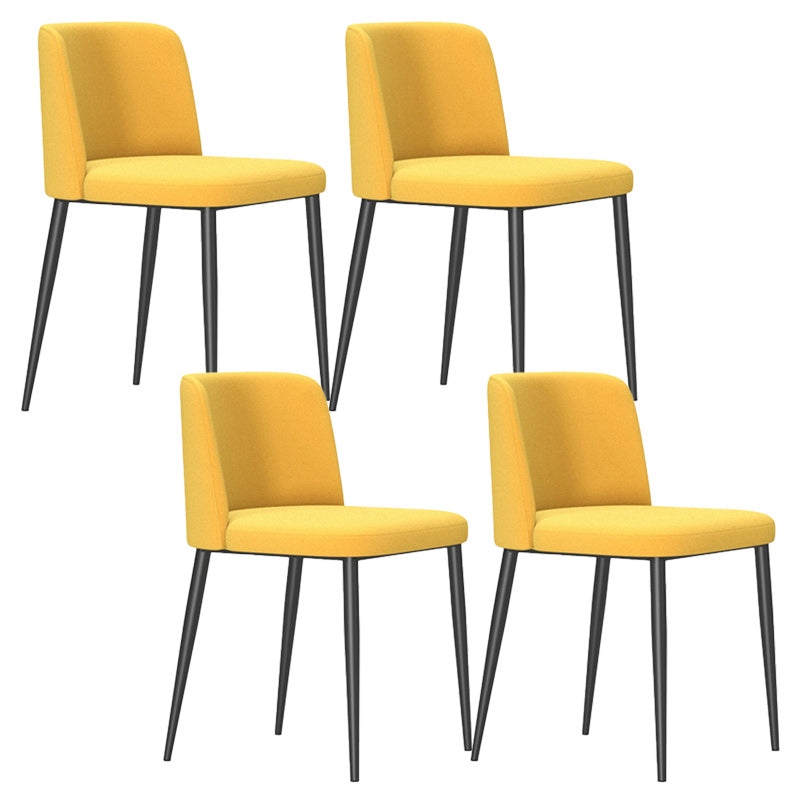 Contemporary Home Dining Chairs Armless Low Back Dining Side Chair