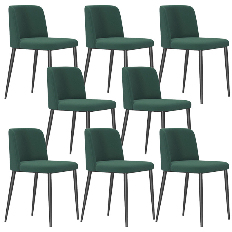 Contemporary Home Dining Chairs Armless Low Back Dining Side Chair