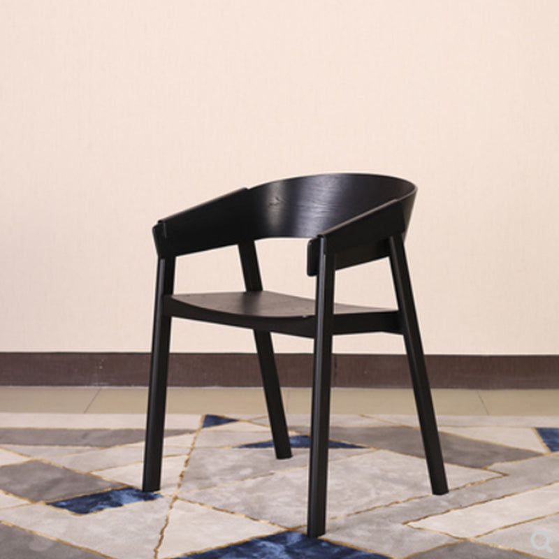 Contemporary Style Dining Chair Solid Wood Dining Room Chair for Home