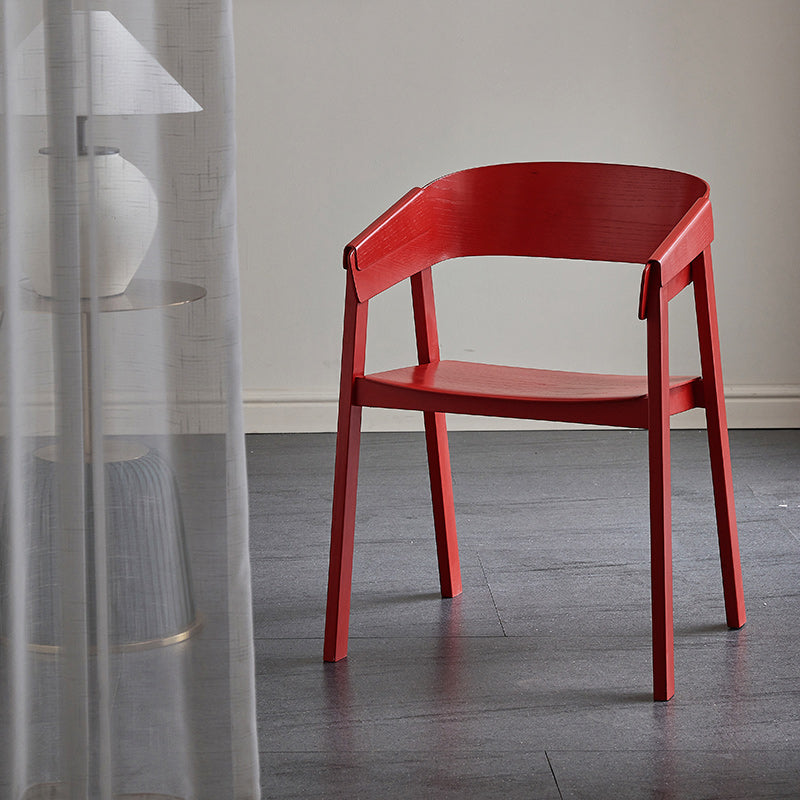 Contemporary Style Dining Chair Solid Wood Dining Room Chair for Home
